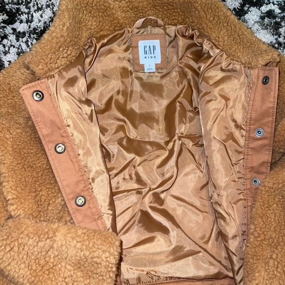 Gap kids Sherpa coat Size Small - Picture 2 of 4